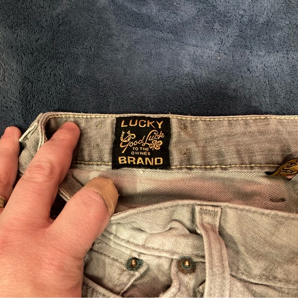 *EUC Lucky Brand Straight Leg Jeans Size 8/29 Zipper Ankles* - Picture 7 of 7